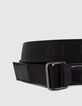Men’s black belt with double-ring buckle-2