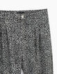 Knöchellange Damenchiffonhose mit Panterprint-3