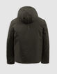 Men's WATERPROOF BREATHABLE granulated nylon khaki jacket-4
