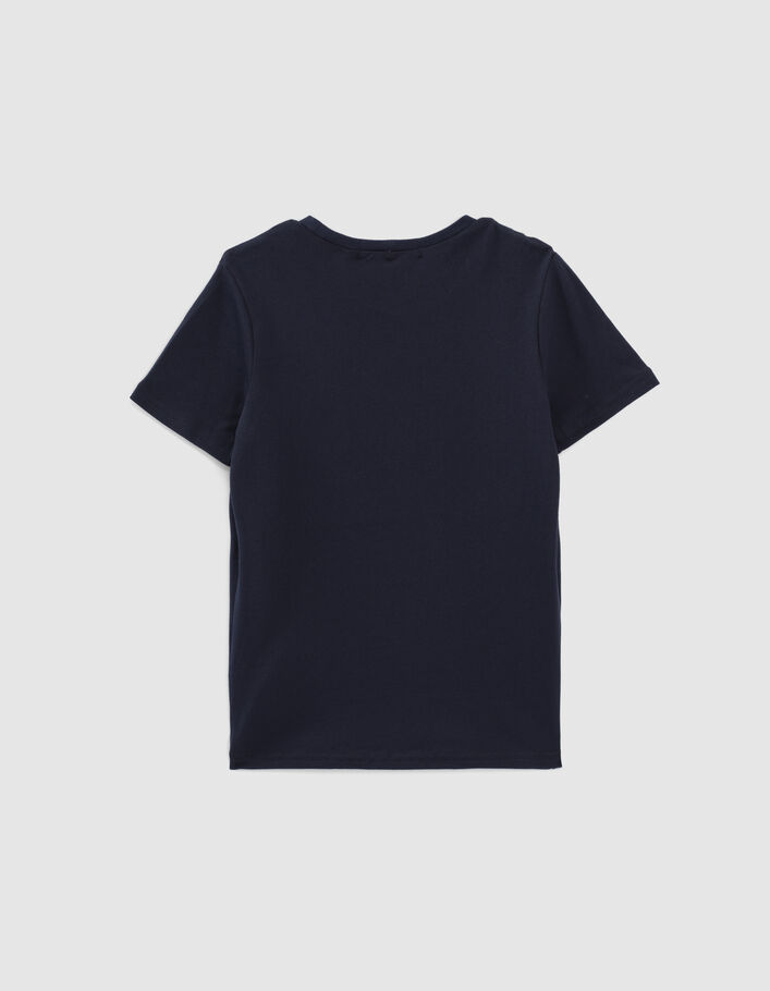 Camiseta sport navy casco relieve niño  - IKKS