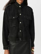 Veste oversize grise gaze de coton bio Femme-5