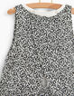Combi short blanc cassé à imprimé léopard fille-4