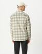 Camisa REGULAR beige algodón ante cuadros hombre-3