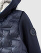 Doudoune navy thermosoudée recyclée garçon -5