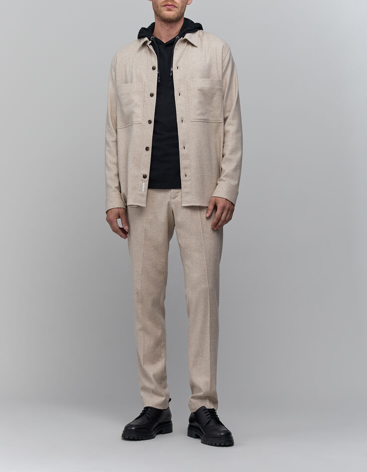 T-shirt gris manches longues à capuche Homme-6 T-shirt gris manches longues à capuche Homme-6