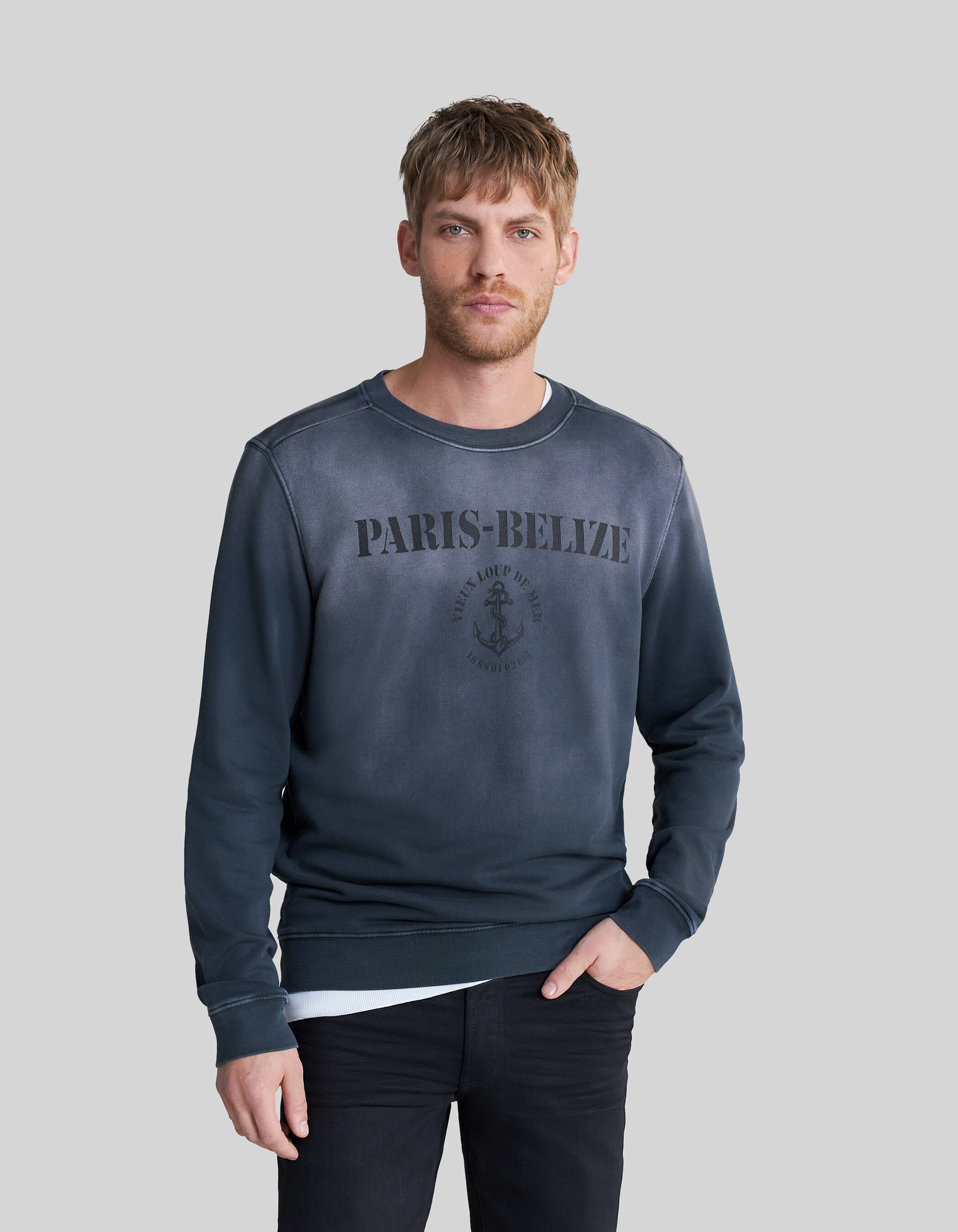 Sweat à message new arrivals homme