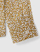 Boys' yellow shirt with floral Liberty® fabric-6