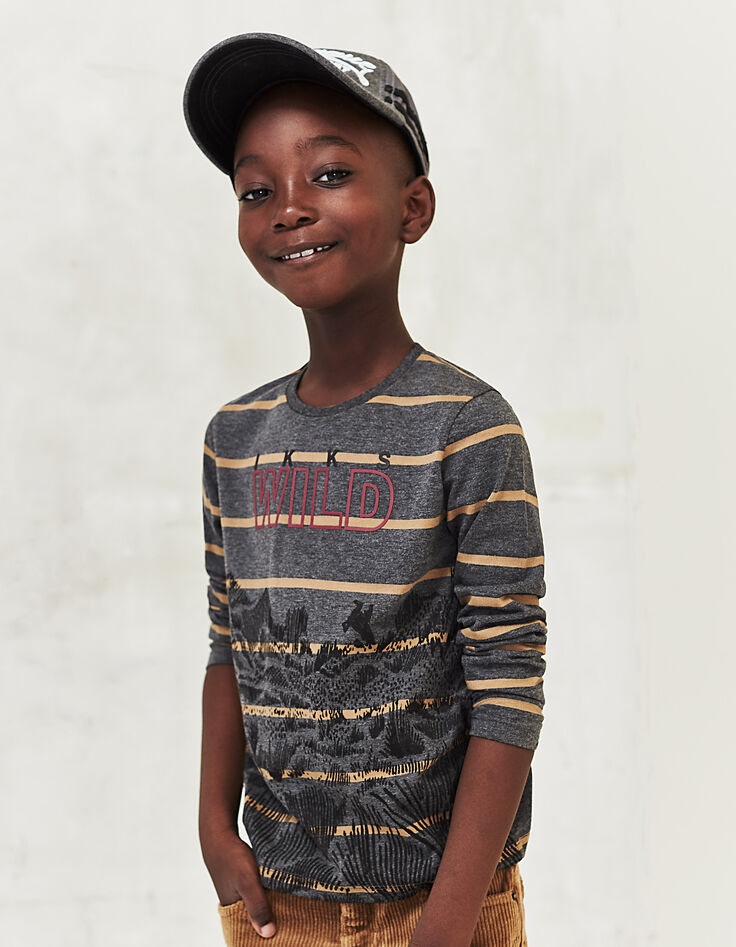 Gestreiftes Jungenshirt -1