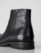 Boots noirs en cuir Homme-4
