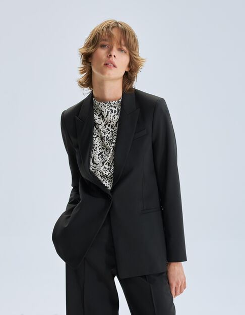 Women’s black suit jacket
