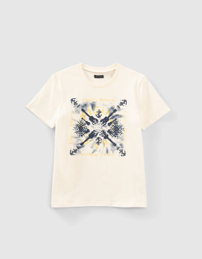 Camiseta crudo algodón ecológico ukeleles niño - IKKS