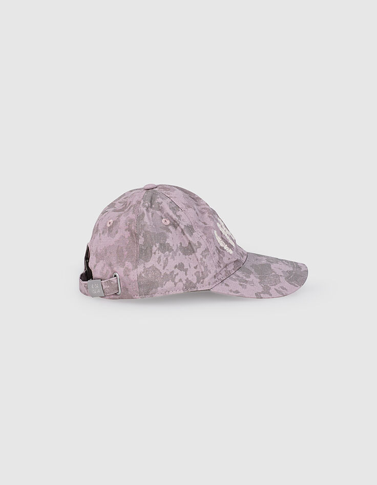 Girls’ violet tie-dye embroidered letter cap-2 Girls’ violet tie-dye embroidered letter cap-2