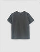 T-shirt lichen à poche fleurie garçon-3