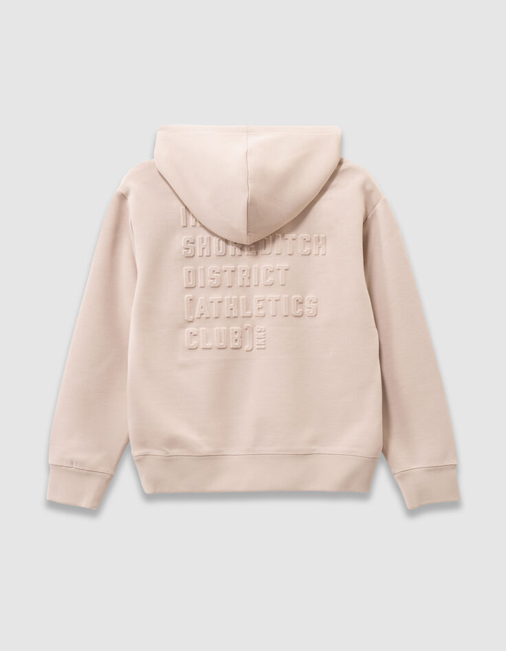 Boys’ beige sweatshirt with embossed slogan on back-3 Boys’ beige sweatshirt with embossed slogan on back-3