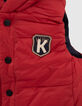 Boys&rsquo; navy and red reversible sleeveless padded jacket-4