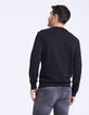 Sweat molleton noir brodé palmiers Homme-3