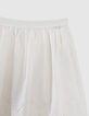 Gebroken witte rok broderie anglaise meisjes-2