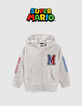 Cardigan SUPER MARIO&trade; gris visuel Mario dos gar&ccedil;on-3