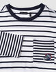 Matrozenshirt biokatoen trompe l'oeil mouwen jongens-4
