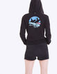 Sudadera con capucha negra visual Los Ángeles mujer-3