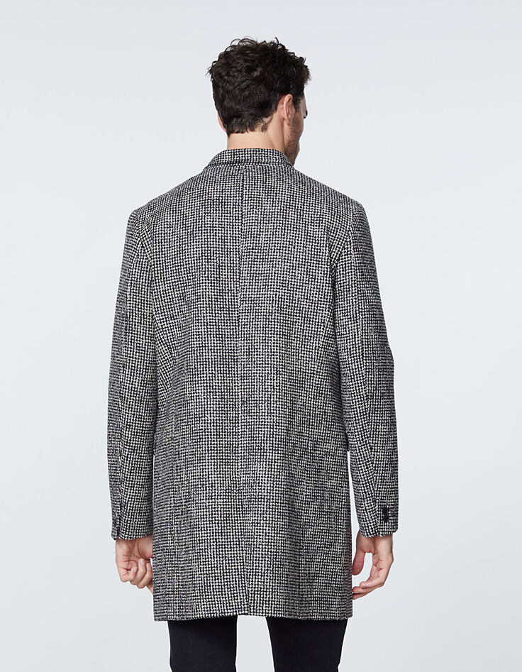 Men’s anthracite checked coat-3
