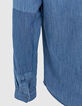 Stone Blue REGULAR-Herrenjeanshemd-7