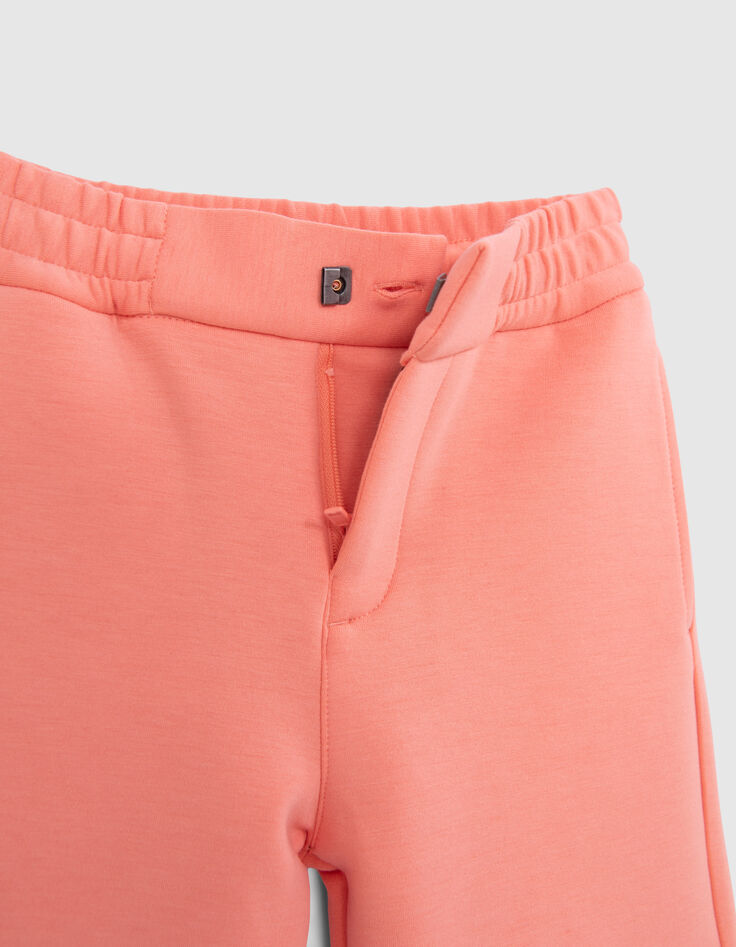 Bermudas naranja felpa techfleece niño-2