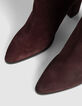 Botas de tacón burdeos ante mujer-5