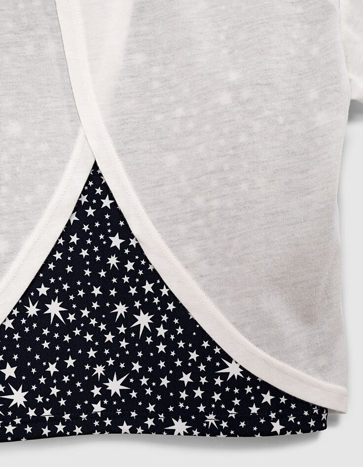 Camiseta 2 en 1 con top de estrellas SPORT LAB niña-4 Camiseta 2 en 1 con top de estrellas SPORT LAB niña-4