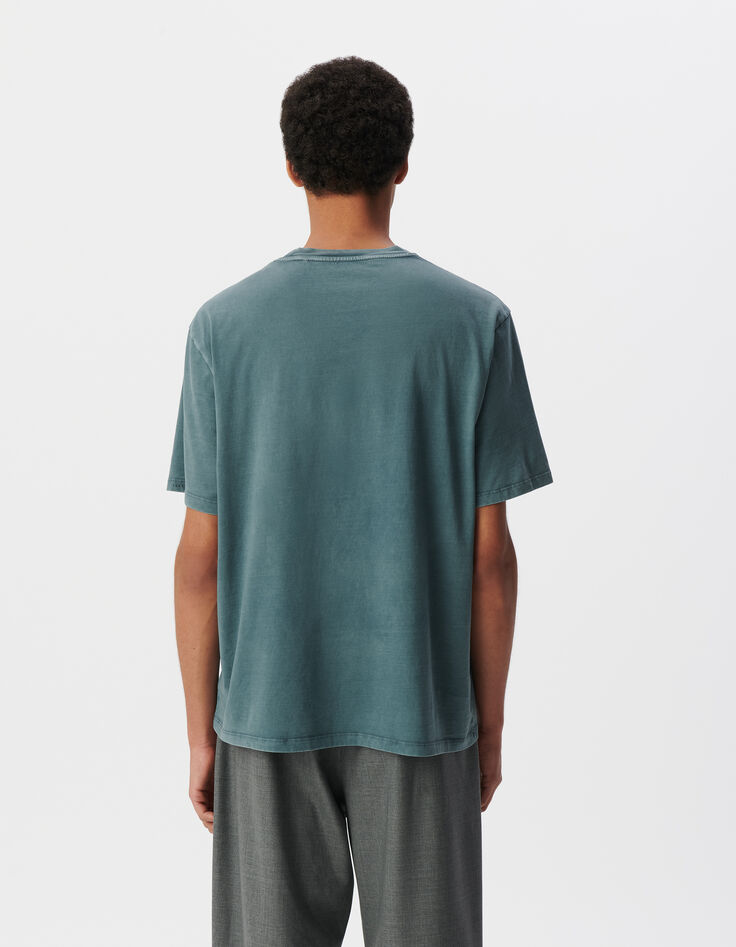 Men's faded-look storm organic cotton T-shirt-3 Men's faded-look storm organic cotton T-shirt-3