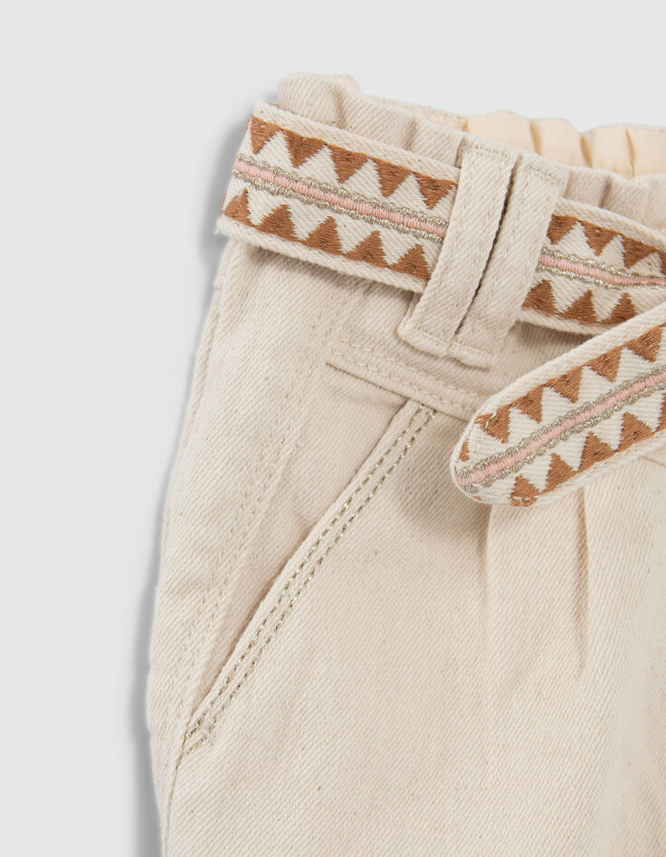 Jeans mit G&uuml;rtel mit Ethnic-Stickerei f&uuml;r Babym&auml;dchen-5