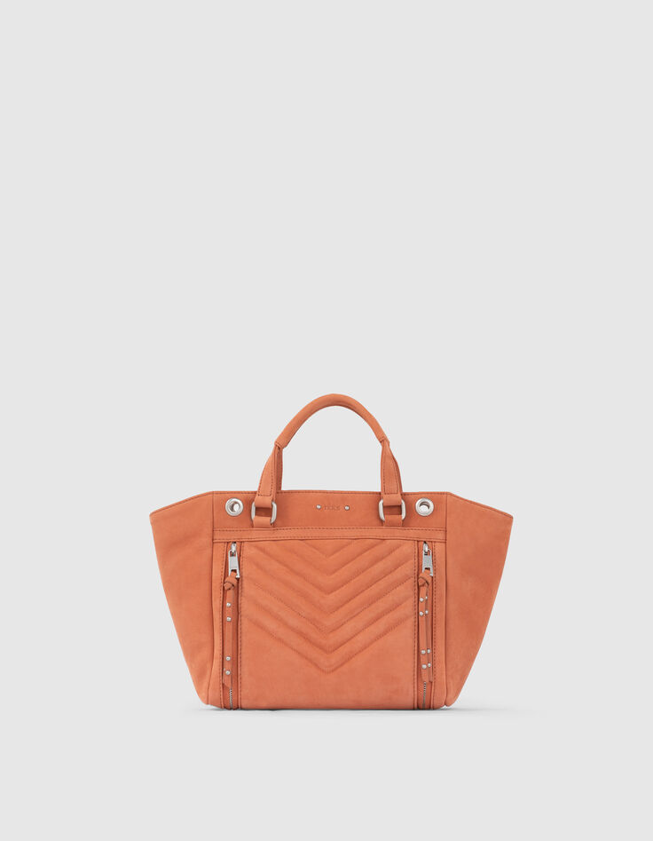 Shopper 1440 MEDIUM PASTEL terracotta kleur dames-1