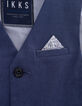Gilet de costume cérémonie marine garçon-7