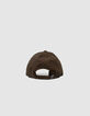 Casquette kaki broderie chevrons Femme-3