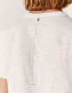 Tee-shirt off white visuel tête de mort bio Homme-6