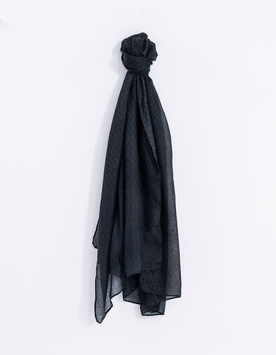 Chèche kaki imprimé minimaliste Homme - IKKS