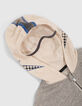 Boys’ grey and beige cardigan with visor hood-5