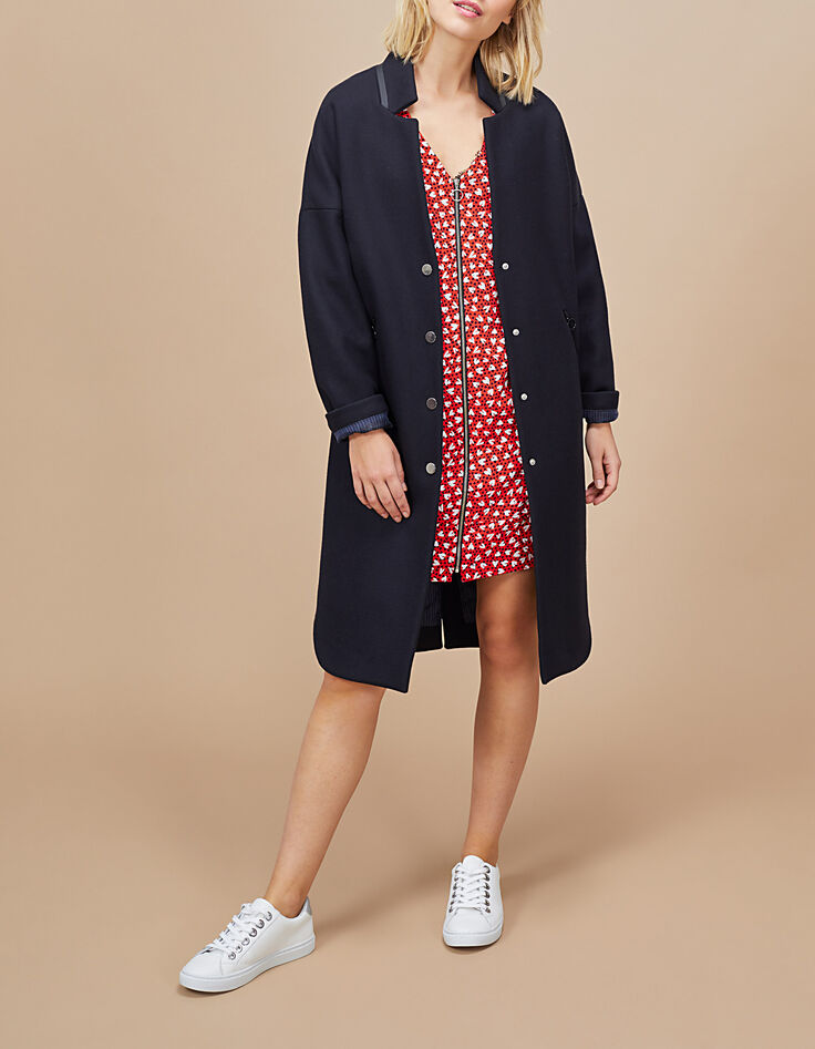 Robe évasée imprimé cœur tachiste I.Code-4
