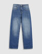 Jean droit bleu 7/8e Anders Femme-6