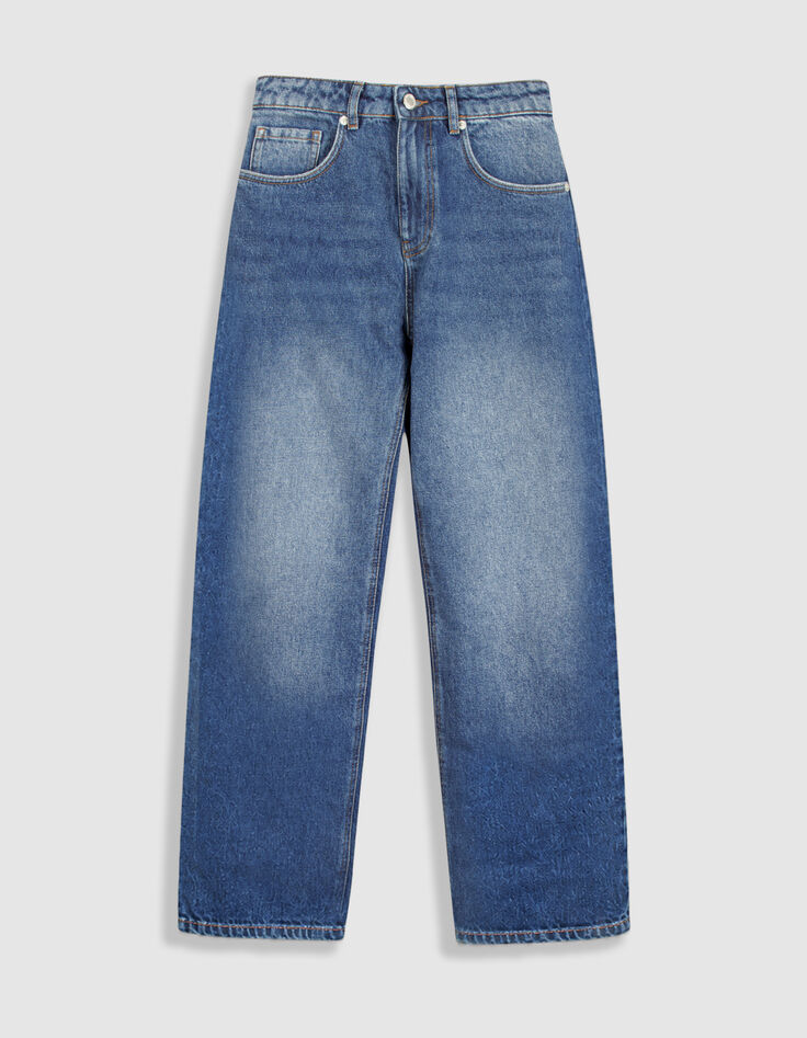 Jean droit bleu 7/8e Anders Femme-6