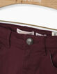 Pantalon bordeaux fille-3