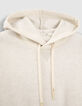 Sweat coloris naturel en molleton biface Homme-2