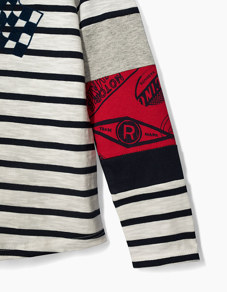 Boys’ striped T-shirt-3