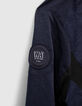 Jungenwendebomberjacke in Marineblau und Grau-6