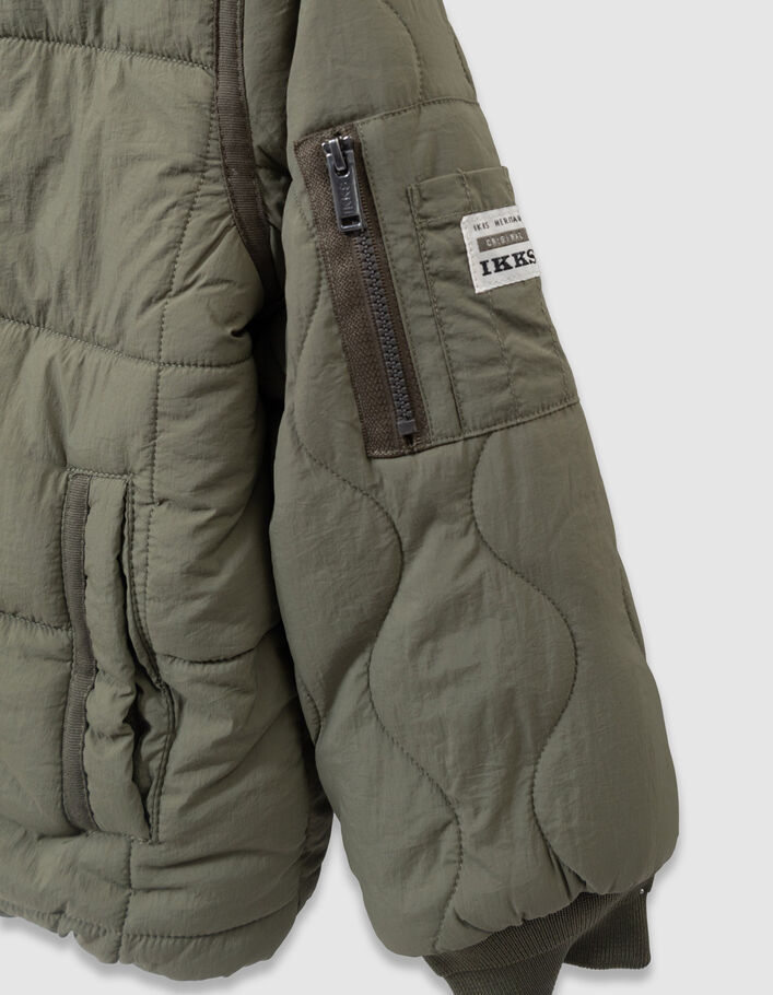 Kaki Doudoune Ikks Garcon Ikks Veste Sans Manche Garcon Doudoune