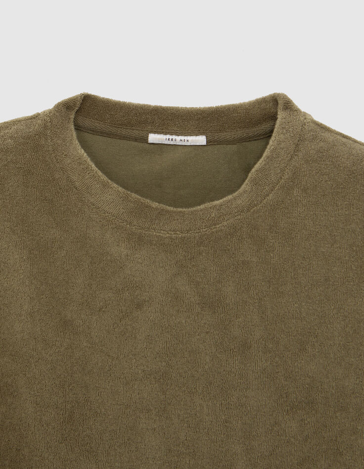 Camiseta army green rizo hombre-5