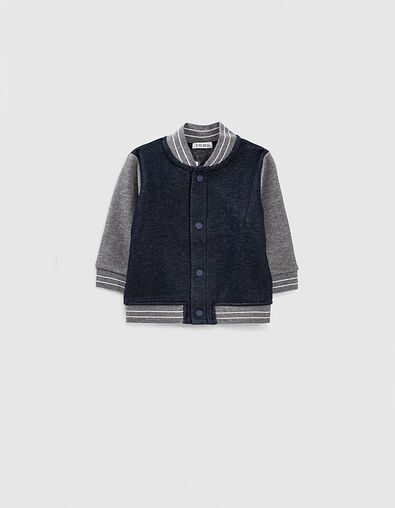 Cardigan navy esprit teddy bébé garçon  - IKKS