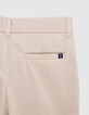 Bermuda de costume cérémonie beige garçon-6