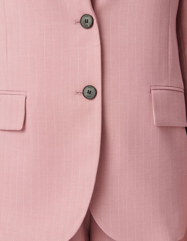 Veste de costume rose Femme-4 Veste de costume rose Femme-4