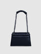 Sac THE 1 Timeless noir cuir matelassé Taille M Femme-3